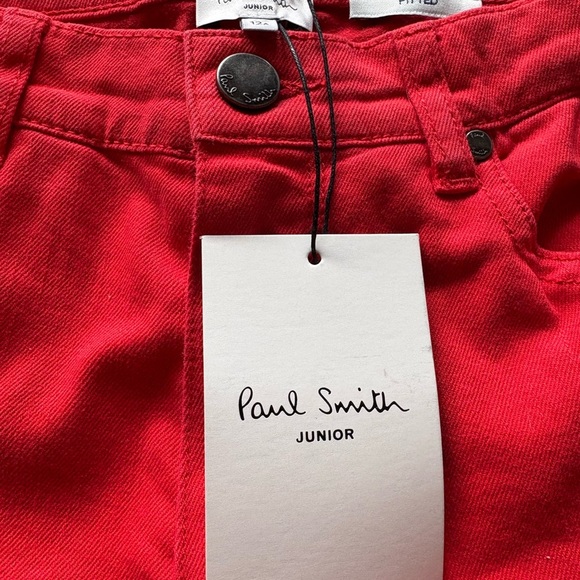 Paul Smith Junior 5 Pocket Skinny Jeans with Zebra Embroidered on back pocket - Picture 3 of 9